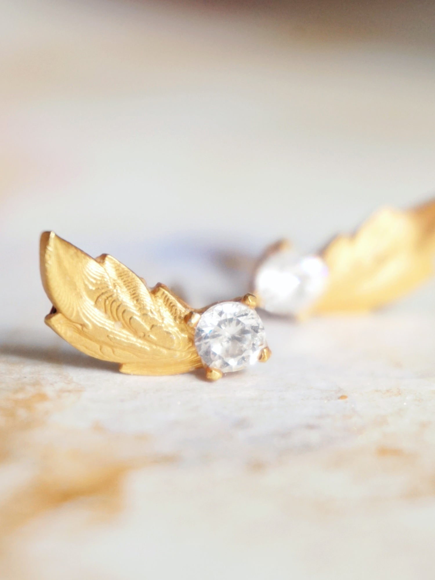 Caius Silver Studs