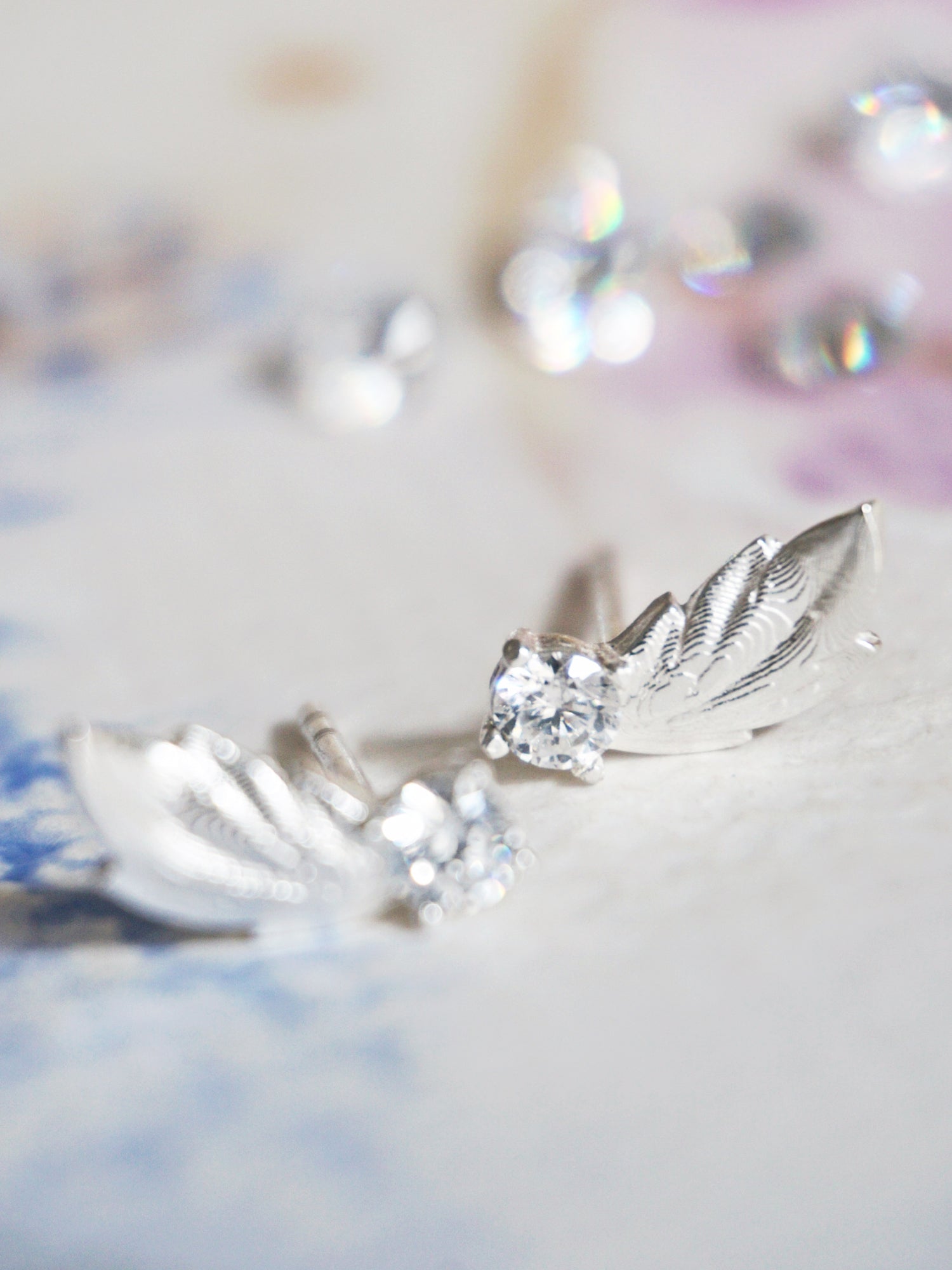 Caius Silver Studs