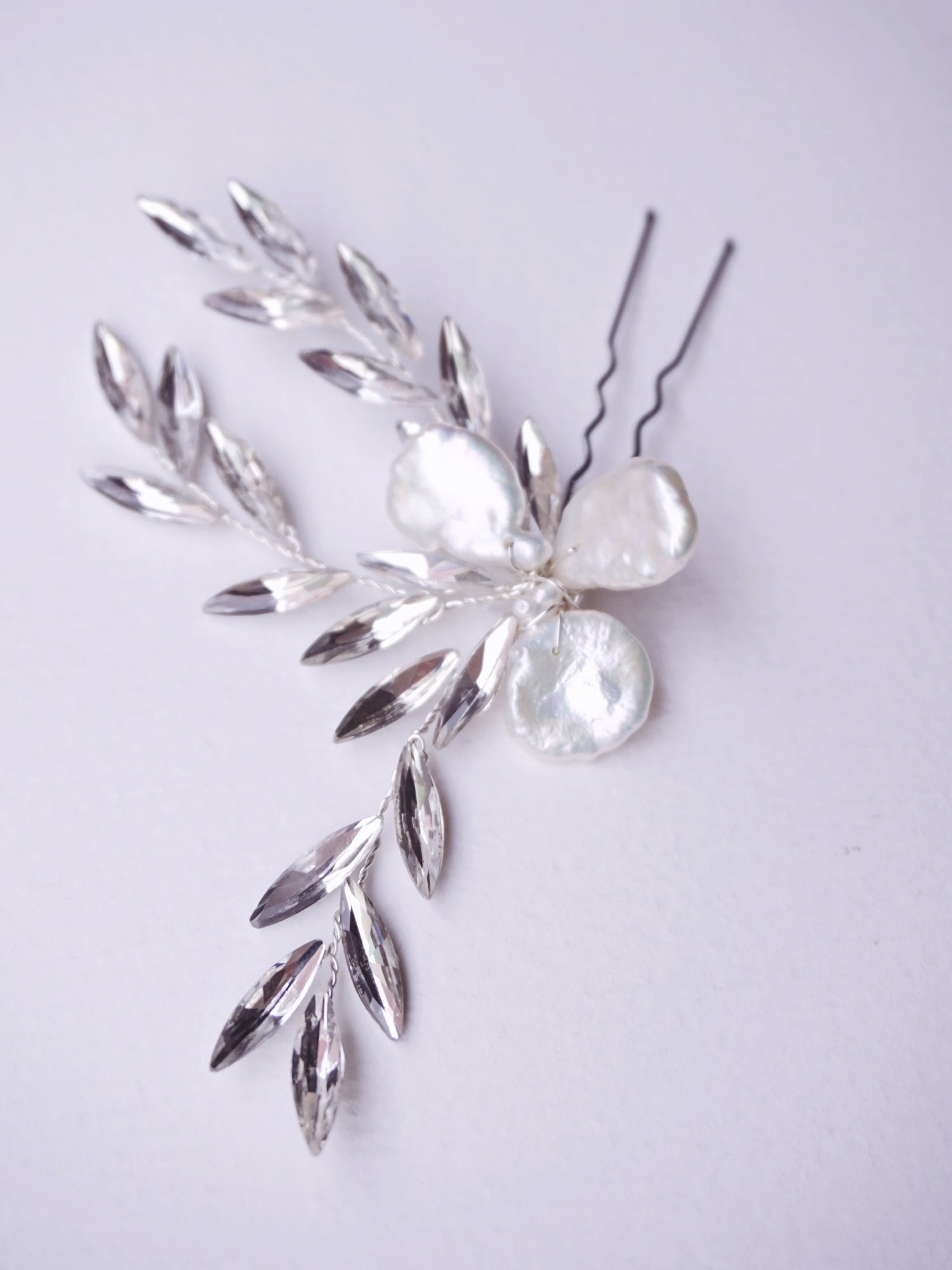 Perla Sparkle İnci Toka Seti