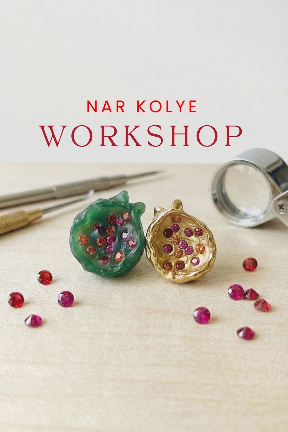 Nar Kolye Mum Modelleme Atölyesi