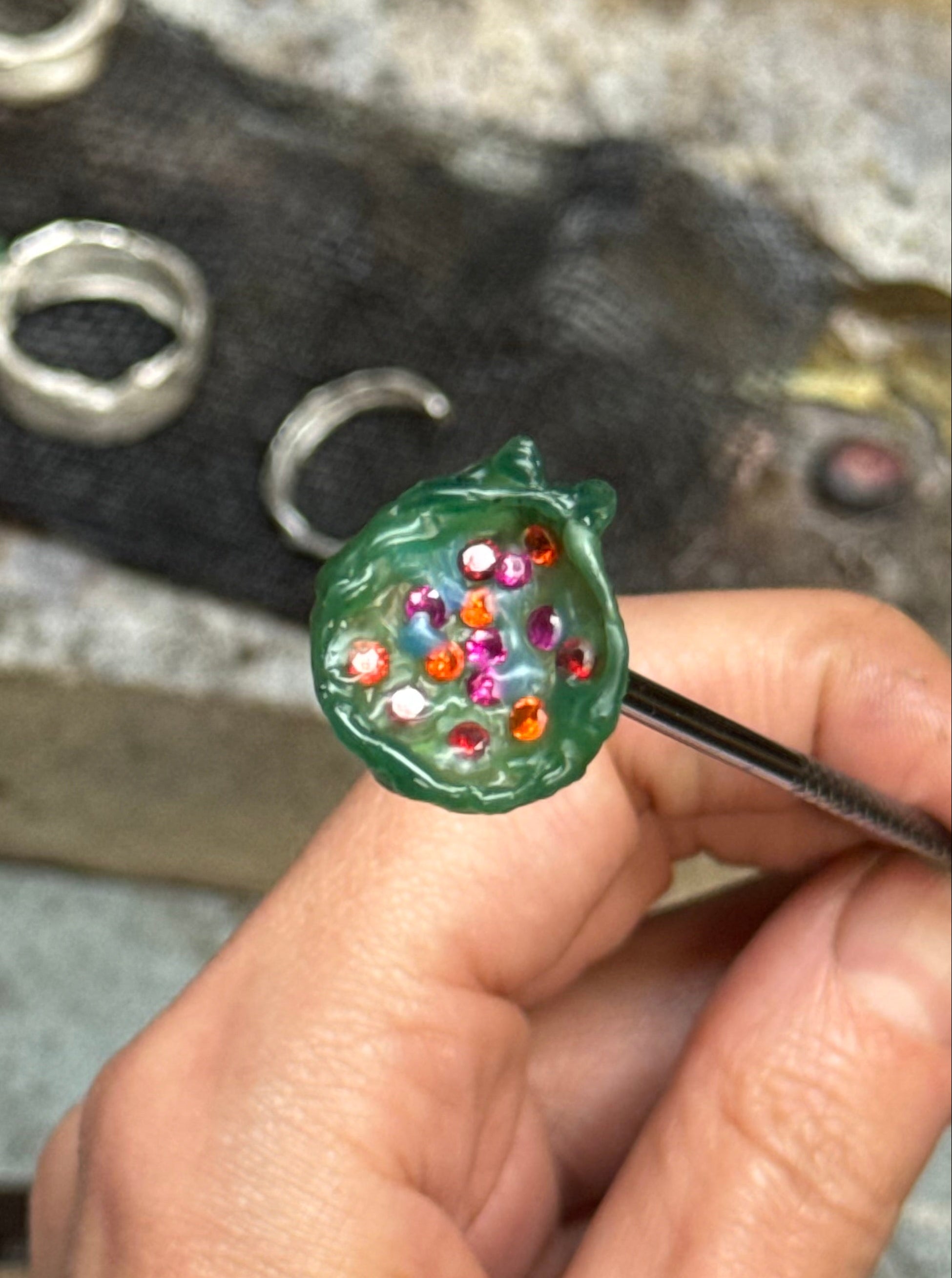 Nar Kolye Mum Modelleme Atölyesi